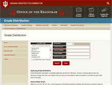 Tablet Screenshot of gradedistribution.registrar.indiana.edu