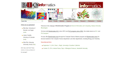 Desktop Screenshot of bio.informatics.indiana.edu