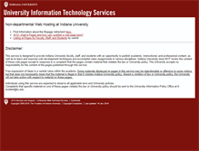 Tablet Screenshot of php.indiana.edu
