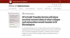 Desktop Screenshot of cts.admissions.indiana.edu