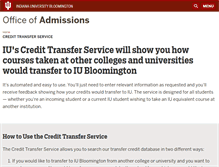 Tablet Screenshot of cts.admissions.indiana.edu