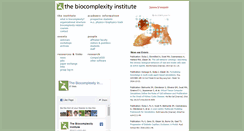 Desktop Screenshot of biocomplexity.indiana.edu
