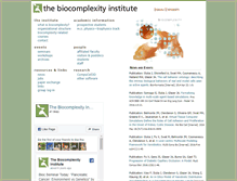 Tablet Screenshot of biocomplexity.indiana.edu