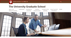 Desktop Screenshot of graduate.indiana.edu