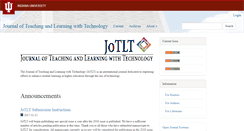 Desktop Screenshot of jotlt.indiana.edu