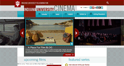 Desktop Screenshot of cinema.indiana.edu