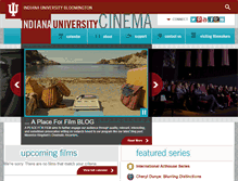 Tablet Screenshot of cinema.indiana.edu