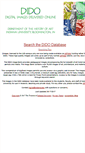 Mobile Screenshot of dido.dlib.indiana.edu