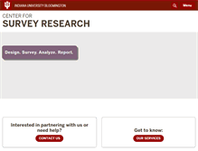 Tablet Screenshot of csr.indiana.edu