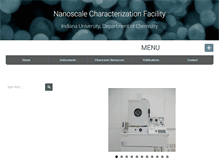 Tablet Screenshot of nano.indiana.edu