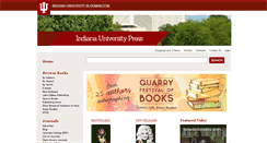 Desktop Screenshot of iupress.indiana.edu