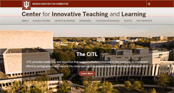 Desktop Screenshot of citl.indiana.edu