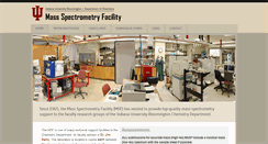 Desktop Screenshot of msf.chem.indiana.edu