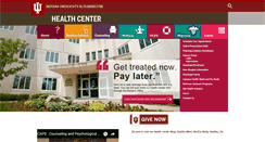 Desktop Screenshot of healthcenter.indiana.edu