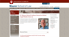 Desktop Screenshot of info.law.indiana.edu